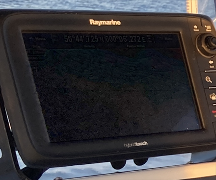 Chart plotters aboard M.Y. Dreamworld