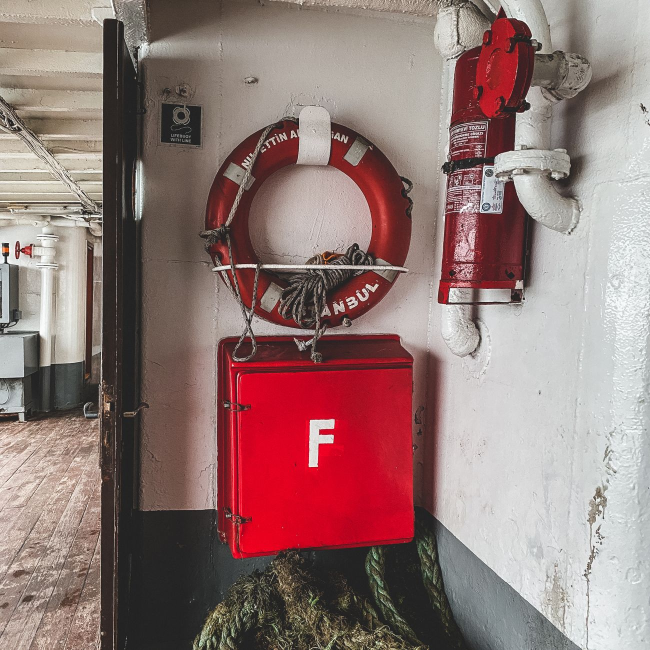 Fire safety aboard M.Y. Dreamworld