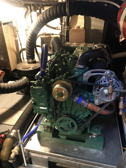 Generator aboard M.Y. Dreamworld