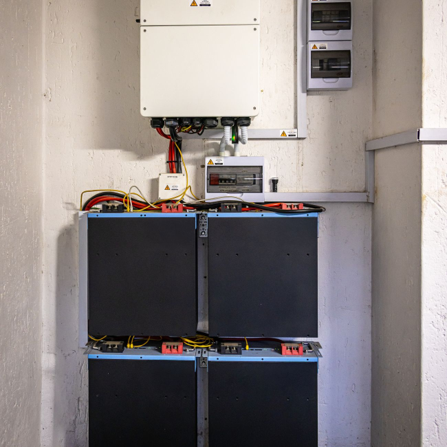 Inverter aboard M.Y. Dreamworld