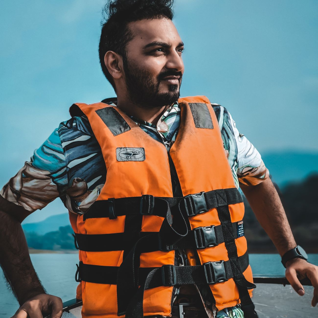 Life jackets aboard M.Y. Dreamworld