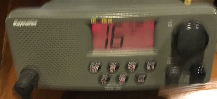 VHF radio's aboard M.Y. Dreamworld