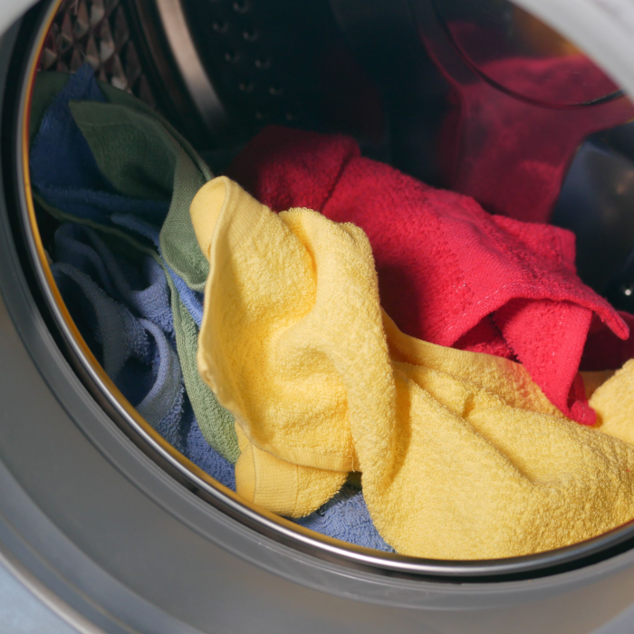 Washing machine aboard M.Y. Dreamworld