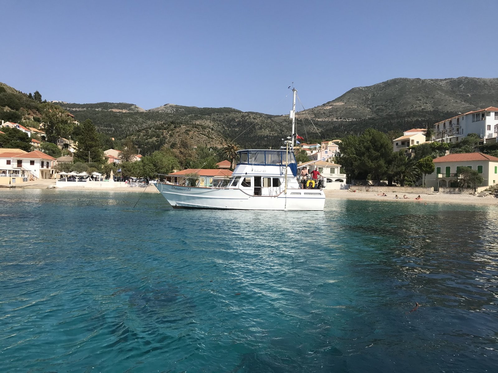 Dreamworld at anchor