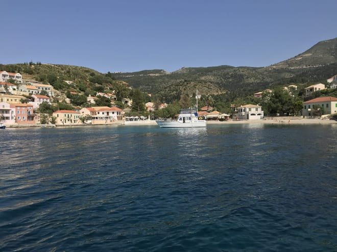A Greek harbour village